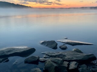 Sunrise over Lake Monroe May 2023