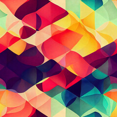 Obraz premium square round colorful wallpaper texture background