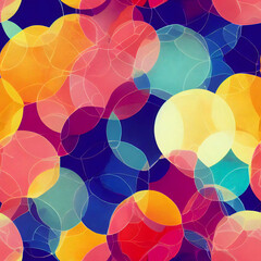 square round colorful wallpaper texture background