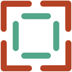 Trendy line icon of sun