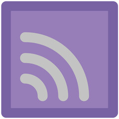 Trendy line icon of sun