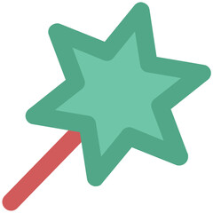 Magic wand bold line vector download 