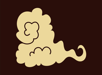 Element in oriental japanese style