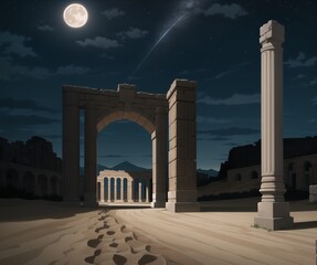 Fototapeta premium ancient ruins. Created with Generative AI