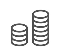 Payment method related icon outline and linear vector.