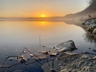 Sunrise on Lake Monroe February 24 2023
