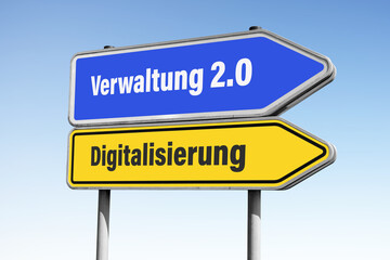 Wegweiser, Verwaltung 2.0