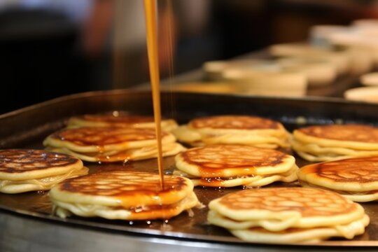 Hotteok sometimes called Hoeddeok is a type of filled Food photography