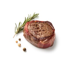 Obraz premium Shell Steak bone-in center-cut Short Loin. Generative AI