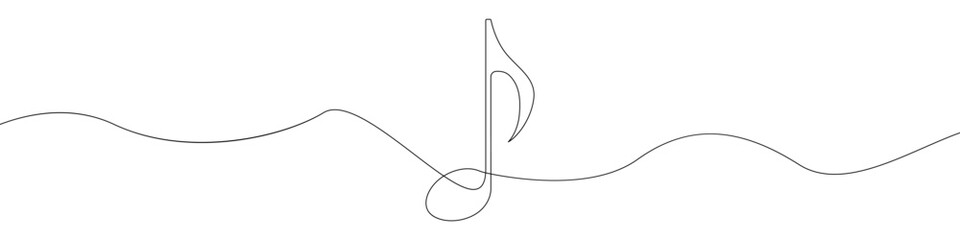 Note line continuous drawing vector. One line Note vector background. Note icon. Continuous outline of a Note. Black linear outline Note`s design.