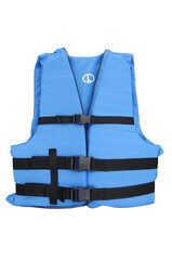 life jacket, blue life jacket isolated on transparent background, PNG photo
