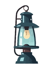 Ancient lantern illuminates equipment