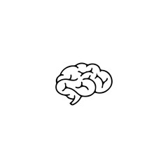 brain concept doodle illustration vector