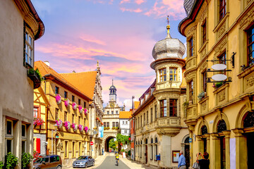 Altstadt, Marktbreit, Bayern, Deutschland 