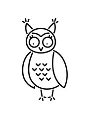 Cute Owl vector illustration
