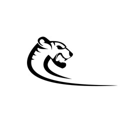 creative simple tiger logo design