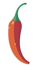 Fresh organic chili pepper vegetable