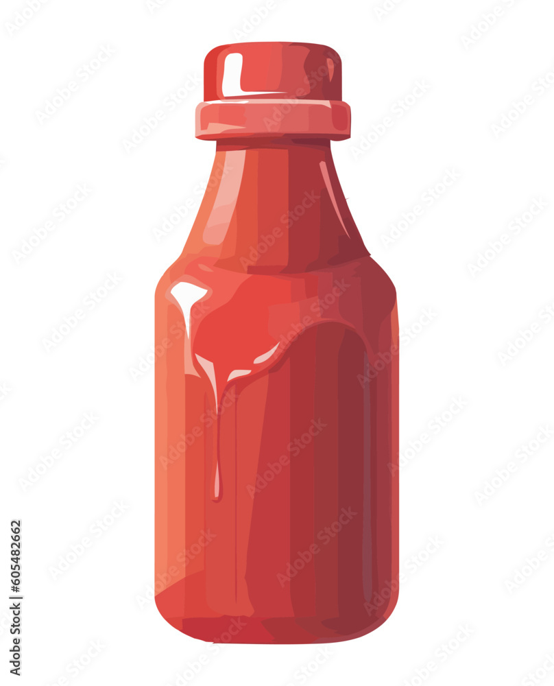 Poster red sauce bottled gourmet ingredient