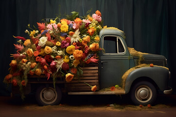 A car for Flower delivery service