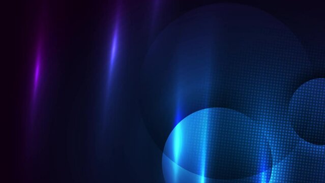 Dark blue glowing glossy stripes abstract tech background. Seamless looping motion design. Video animation Ultra HD 4K 3840x2160