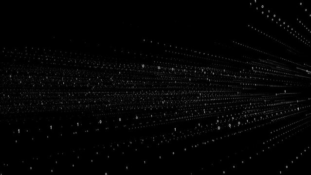 digital background. Logic Numbers. Transparent