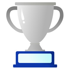 silver trophy cup