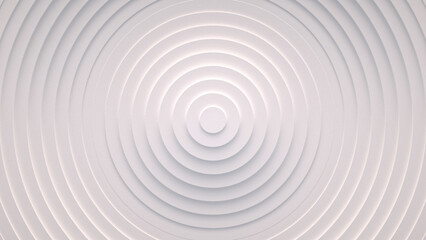 Fototapeta na wymiar Wave from concentric circles, rings on the surface. Bright, milky radio wave abstract background