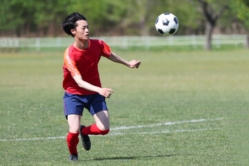 サッカー　フットボール © makieni