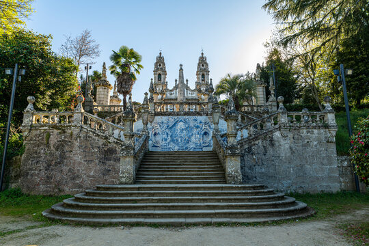 Sanctuary of Nossa Senhora dos Remedios, Lamego, Douro River, Portugal, Europe