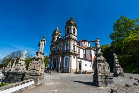 Sanctuary of Bom Jesus do Monte, UNESCO World Heritage Site, Braga, Minho, Portugal, Europe