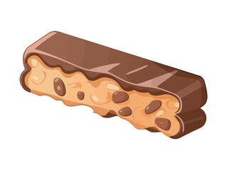 Sweet chocolate cookie, a gourmet dessert for a refreshing snack