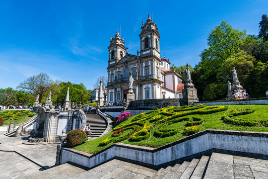 Sanctuary of Bom Jesus do Monte, UNESCO World Heritage Site, Braga, Minho, Portugal, Europe