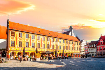 Altstadt, Memmingen, Deutschland 