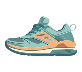 Modern sports shoe for men athletic activities