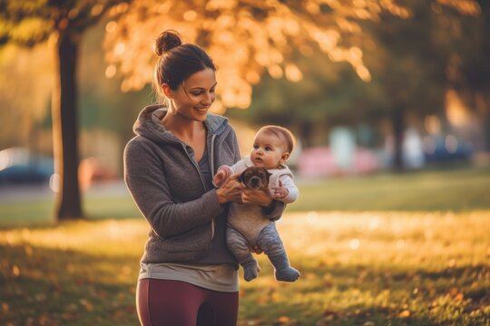 Strong Mom, Strong Family: Nurturing Health and Wellbeing Through Fitness, generative ai