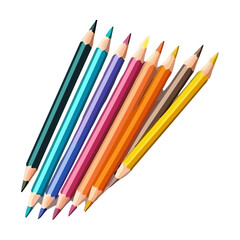 A collection of pencils in order