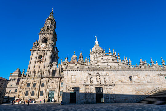 Cathedral, Santiago de Compostela, UNESCO World Heritage Site, Galicia, Spain, Europe