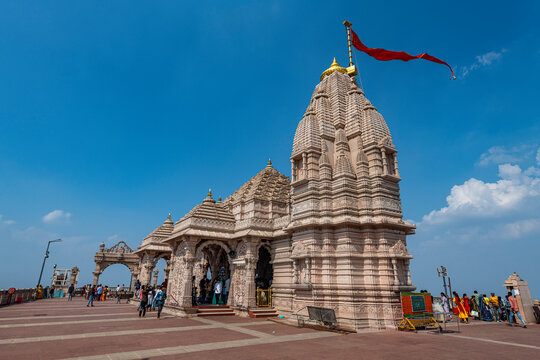 Kalika Shakti Peeth Pavagadh Temple, Champaner-Pavagadh Archaeological Park, UNESCO World Heritage Site, Gujarat, India, Asia