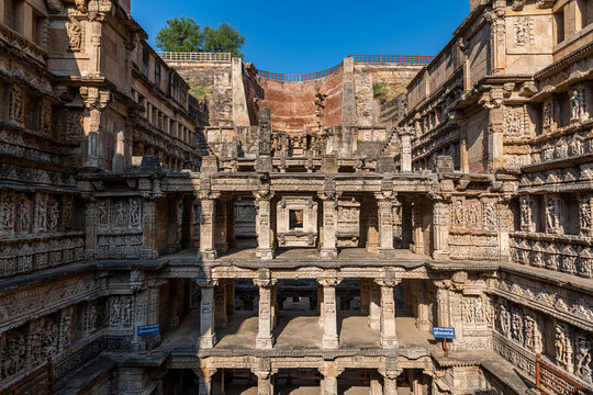 Rani Ki Vav, The Queen's Stepwell, UNESCO World Heritage Site, Patan, Gujarat, India, Asia