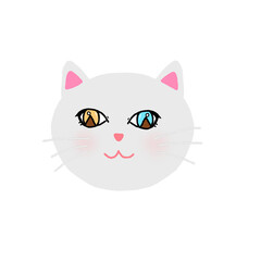 cat with a smile