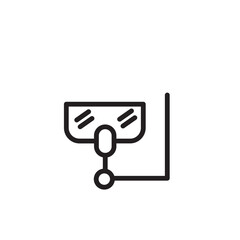 Diving Ocean Mask Outline Icon