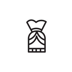 Dress Blouse Clothes Outline Icon