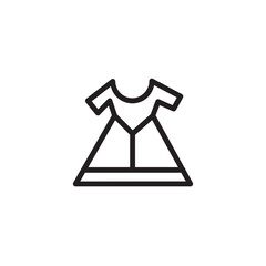 Dress Fashion Female Outline Icon
