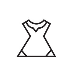Clothing Fashion Women Outline Icon