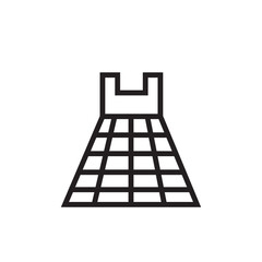 Dress Clothing Woman Outline Icon