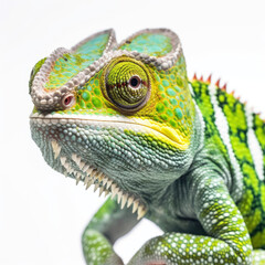 Obraz premium A beautiful colorful chameleon