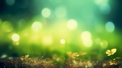 Obraz premium Nature of Flowers on beautiful Greenery bokeh background and copy space for text. Using as environment ecology cover page. Generative Ai