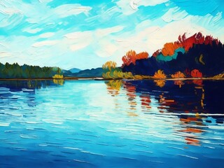 lake in the mountains