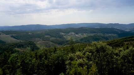 Fototapeta na wymiar View from Serra da Atalhada in Penacova