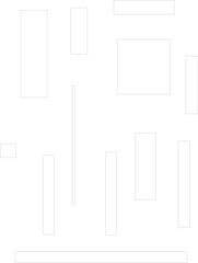 set of sheets isolated